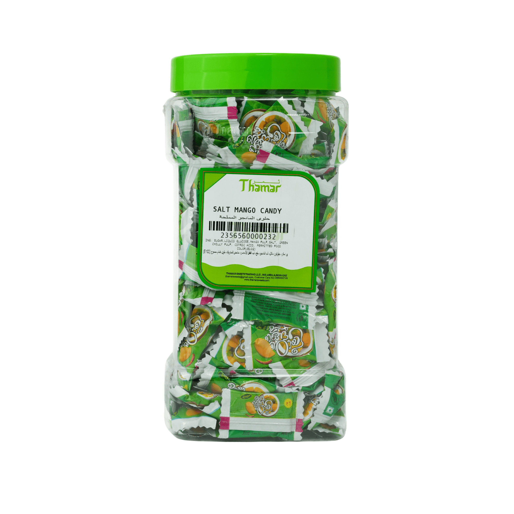 Salt mango candy